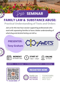 Family Law & Substance Abuse: Practical Understanding of Tests and Orders